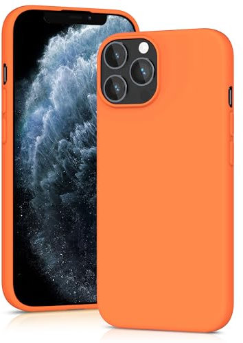 YATWIN Silicone Case for iPhone 11 Pro, Soft-Touch, Shockproof, DustProof, Antiskid Full Body Armour Phone Cover for Apple iPhone 11 Pro - Orange