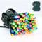 Dalugo Luci Stringa a Batteria, 3M 30 LED Multicolore Luci Led Natale con Timer, IP65 Impermeabile Luci Natale Esterno per Interni all'aperto Giardino Decorazioni di Natale (Filo Verde)