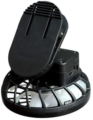 Estate Mini Solar Powered Hat Clip Fan Per Outdoor Campeggio Escursionismo Wilderness Ventilatori ricaricabili portatili Celling Mini accessori solari, Ventilatori adatti Accessori, batteria solare