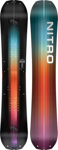 Nitro Snowboards Herren Team Split BRD ´25, Directional Twin Splitboard, Trüe Camber, All-Terrain, Dual Degressive Sidecut, Progressive Width & SplitGrip Core Profile