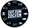 Zeit zum Zocken Verschiedene Controller Wanduhr aus Glas Uhr für Zocker und Konsolennerds mit diversen Spielekonsolen und Controllern als außergewöhnliche Deko fürs Gamingzimmer