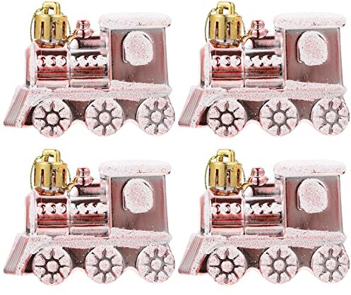 TOPBATHY Weihnachtsbaum- -Set Fürs Auto 4-teilig Christbaumschmuck Leuchtende Farben für Hochzeitsdekorationen