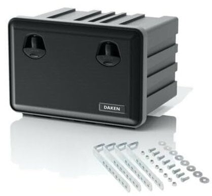 LKW Staukasten Daken Just 600 Werkzeugkasten 600x415x460mm Transportkiste (Mit Universal-Halter)