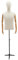 Schneiderpuppe Herrnbüste Schneiderbüste 134.62-193.04cm Höhenverstellbar Männlich Mannequin mit flexiblem Kopf,Arme und Finger