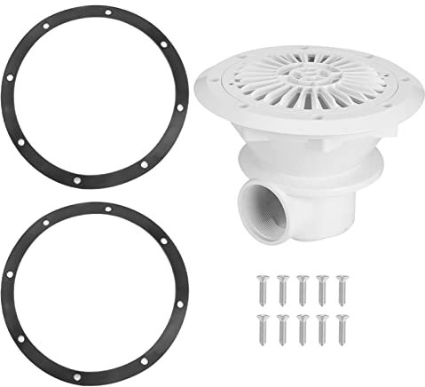 ANKROYU Cubierta de drenaje principal de piscina, reemplazo de cubierta de drenaje de piso de plástico duradero de, fácil de instalar para piscinas enterradas y spas, tamaño 2.7 p