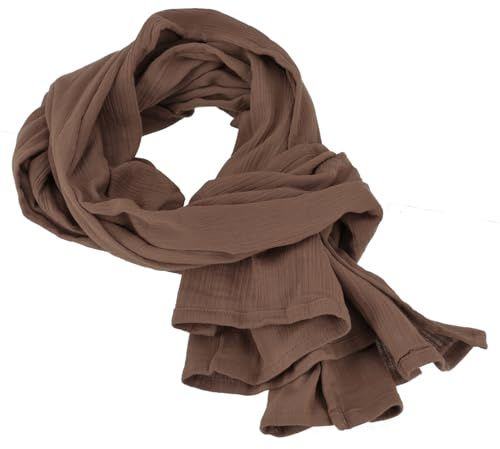 GURU SHOP Indisches Baumwolltuch, leichter Musselin Schal, 50x150 cm | Vielseitig einsetzbar, weich und leicht, ideal als Schulter- oder Kopftuch, dekorativ im Wohnbereich.