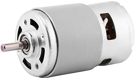 Walfront Motore Spazzolato a 12 V CC, Costruzione di Filo di Rame, Motore Elettrico Grande 150 W Ad Alta Potenza 13000-15000 Giri/Min per Strumenti e Applicazioni Industriali