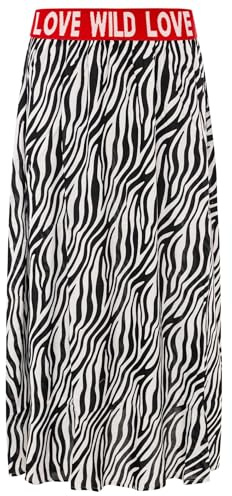 Zwillingsherz Rock Maxirock Midirock Modelle Classic Zebra, Leo, Leo Love Hearts, Zickzack, Geometric Flowers bunt Gemustert mit Gummibung S/M