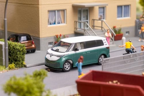 FALLER 161422 - VW ID. Buzz, grün-weiß (HERPA) - Spurweite H0