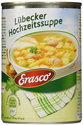 Erasco Lübecker Hochzeitssuppe , 3er Pack (3 x 390 ml Dose)