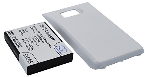 CS-SMI9100WL Batterie 2600mAh Compatible avec [Samsung] Galaxy S II, Galaxy S2, GT-I9100 remplace EB-F1A2GBU, EB-FLA2GBU, EB-L102GBK
