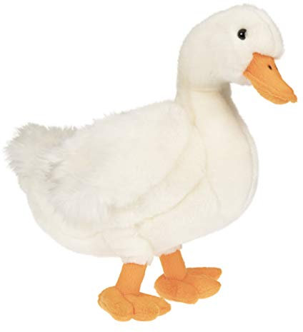 Uni-Toys - Gans weiß, stehend - 32 cm (Höhe) - Plüsch-Vogel - Plüschtier, Kuscheltier