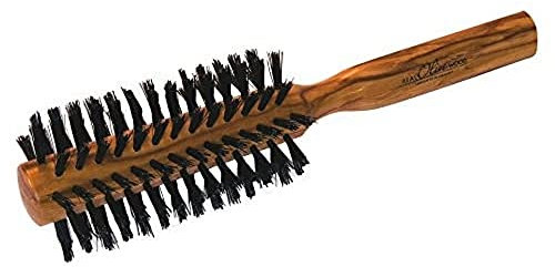 Croll & Denecke Haarbürste, rund, aus Olivenholz