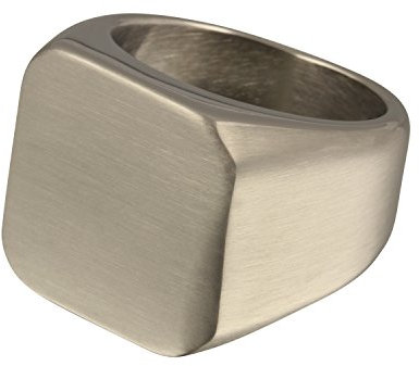 Juwelier Schönschmied - Herren Siegelring Bikerring Barnabas Edelstahl 72 (22.9) Nr187Hog