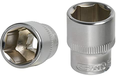 KS Tools 922.1411 1/4 Zoll Innensechskant-Stecknuss, 11 mm, matt verchromt