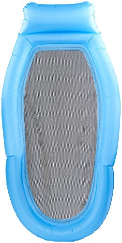 infactory Luftmatratze mit Netz: Wasser-Hängematte mit Netz-Liegefläche & Transport-Tasche, 178 x 94 cm (Wasserhängematte mit Netz, Wassermatratze mit, wasserhangematte)