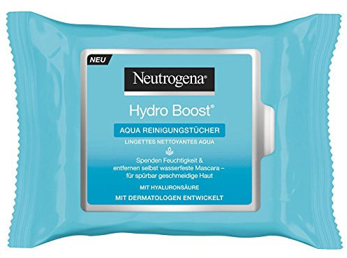 Neutrogena Hydro Boost Aqua Reinigungstücher, 25 stück beutel (1er pack)