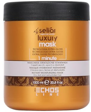 ECHOSLINE Seliar Luxury Instant Moisturizing Mask for Dry and Dehydrated Hair 1000 ml