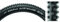 Schwalbe Unisex-Adult Pneumatici, schwarz, Drahtreifen, Ice SPIKER PRO Perf, RaceGuard 57-622-Skin