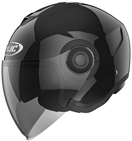HJC I40 Solid Casque de Moto Hommes, Noir, XXL