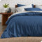 Bare Home King Size Duvet Cover Set - Premium 1800 Ultra-Soft Duvet Cover - Lightweight, Cooling - Includes 2 Pillowcases (Dark Blue)