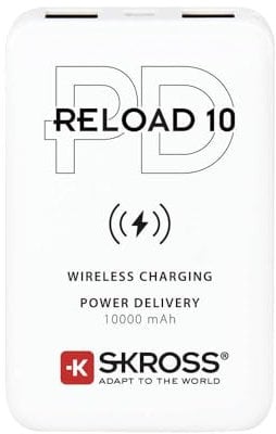 SKROSS | 1.400132 | Powerbank - Portable Wireless Charger 10,000 Mha