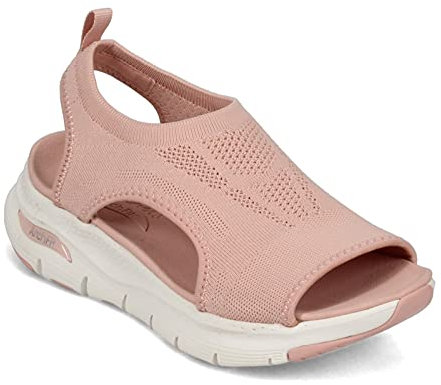 Skechers Arch Fit City Catch Donna Sandali, Blush Knit, 41 EU