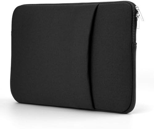 MicaYoung 16 Pulgadas Funda Protectora Portátil para 16 MacBook Pro 2021 A2485 2019 A2141/LG gram 16/MagicBook 16/15.6 IdeaPad 3 Gen 6/HP-255 G8/15.6 Fujitsu/15.6 ASUS VivoBook/Matebook D15, Negro