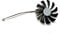 Ghxiag Nouveau 85mm ha9010h12f-z Apte à MSI Geforce GTX 1050 Ti 4G OC GTX 1050 2G Ventilateur de Refroidissement par Carte Graphique DC 12V 0.57A 2 Pin de Fans de Refroidisseur (Blade Color : 2pin)