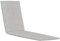 KETTtex EXKLUSIV Auflage Liege Silbergrau I Gartenliege Polster 200x60x4cm I KTH2 Liegenauflage weich & robust I Wetter- & formbeständige Liegestuhl-Auflage I pflegeleichtes Liegekissen I Dessin 8643