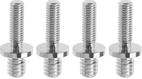 Be In Your Mind 4 Stück 1/4 Stecker auf M5 Außengewinde-Adapter Stativ-Schrauben-Adapter Kamera-Schrauben-Adapter Konverter Zubehör für Stativ Einbeinstativ Kugelkopf Lichtstativ