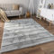 Paco Home Weicher Flauschiger moderner Bubble Wohnzimmer Teppich Hochflor Fell Geometrisches Design Hoch-Tief-Effekt, Grösse:160x220 cm, Farbe:Grau 4