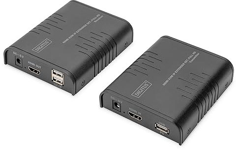 DIGITUS HDMI KVM IP Extender Set Full HD