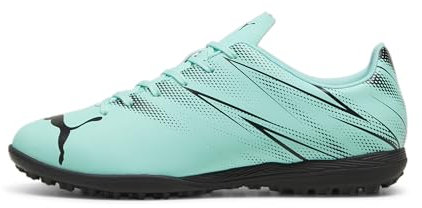 PUMA Men's Attacanto Turf Trainer Soccer Cleats Sneaker, Electric Peppermint-puma Black, 11
