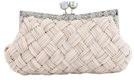 tuwiwol Anspruchsvolle Handtasche für Hochzeiten, Stoff, geeignet für viele Anlässe, Handtaschen für Damen, Polyester, für erwachsene Frauen, Sekt