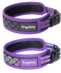 FREEDOG Boreal Halsband Lila 20 mm x 43/52 cm