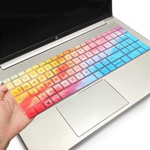 Keyboard Cover for HP ProBook 15.6 inch Laptop,15.6 inch HP ProBook 450 G8 G9 G10/ 455 G8 G9 G10/ 650 G8/HP Zbook Power G8 G9 Keyboard Skin(NOT fit HP ProBook 450/455/650 G6 G7)-Dazzling