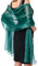 Jeffdad Stola Damen, Halstuch Chiffon Stola Schal Damen Elegant Chiffontücher übergroßen Schultertuch Stola Damen Festlich Für Abendkleid (Dunkelgrün)