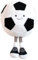 SYTTNUM Plüsch Fußball Spielzeug,Fußball Plüschtier Spielzeug,Fußball Kissen Weich Flauschig,Geschenk Für Fußball Liebhaber und Jungen Mädchen,19CM
