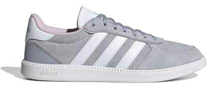 adidas Damen Breaknet Sleek Sneaker, Halo Silver FTWR White Grey Two, 40 2/3 EU