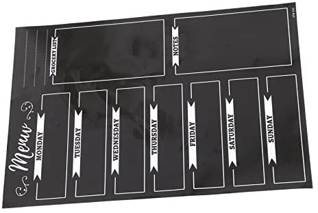 HONMEET Magnetische Tafelfolie für Kühlschrank Whiteboard-tafel aus Hochwertigem Material Abwischbare Notizzettel Wiederverwendbar für Listen und Erinnerungen