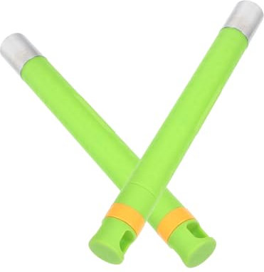 COLLBATH 2pcs Broom Handle Grip Replacement for Dustpan Pole Handle Stainless Steel End Cap for Kitchen Floor Mops