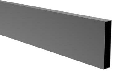 Sellon24® Aluminium Zaun Lamelle 100x20 x1 mm Lamelle Sichtschutzzaun Anthrazit RAL 7016 strukturiert Profil rechteckig ALU hochwertig Zaunfüllung 200 cm