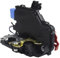 Car Türschloss Für Golf 5 V MK5 Für VW Sitz Für Leon Für Toledo Für Skoda Für Octavia 3D1837016A 9 Pin Vorne Rechts Türschloss Antrieb Zentralen Mechanismus Türschloss Stellmotor(Hinten links)
