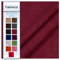 Fabreco ALVELLA Microfaser Meterware 3 M x 148 cm breit, Verlours, Möbelstoff, Polsterstoff, Dekostoff, Uni - Weinrot