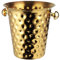 RYing Seau a Champagne, Seau Champagne Inox, avec Poignées,Seau de Refroidissement pour Vin Mousseux, Vin et Champagne, 5L (Or)