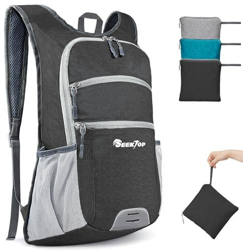 Seektop 20L Wanderrucksack Ultra Light Wasserdichter Reiserucksack Faltbare kleine Outdoor-Tasche Männer und Frauen Tagestasche