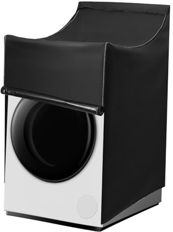 LALAFINA Cubierta para Lavadora y Secadora Protector Antipolvo y Resistente al Agua Funda Protectora para Muebles Exteriores Instalación y Diseño Moderno