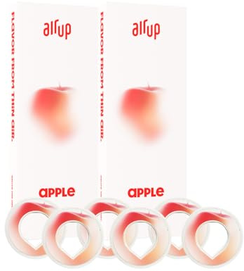 air up pod Mela Multipacco, 6x pod per 30L d'acqua senza zucchero | Ricarica originale air up, pod aromatizzati senza zuccheri né calorie