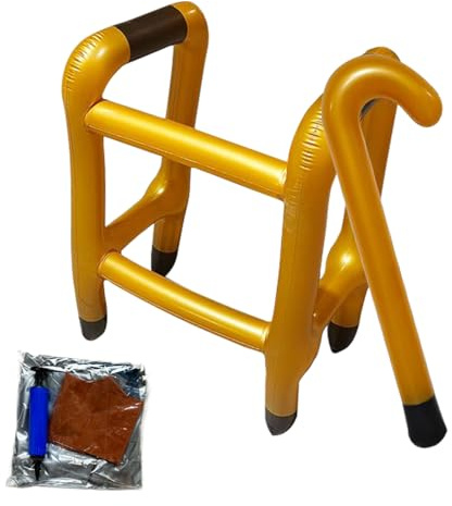 Aufblasbarer Rollator Aufblasbare Gehstock-Rollator-Deko Streich